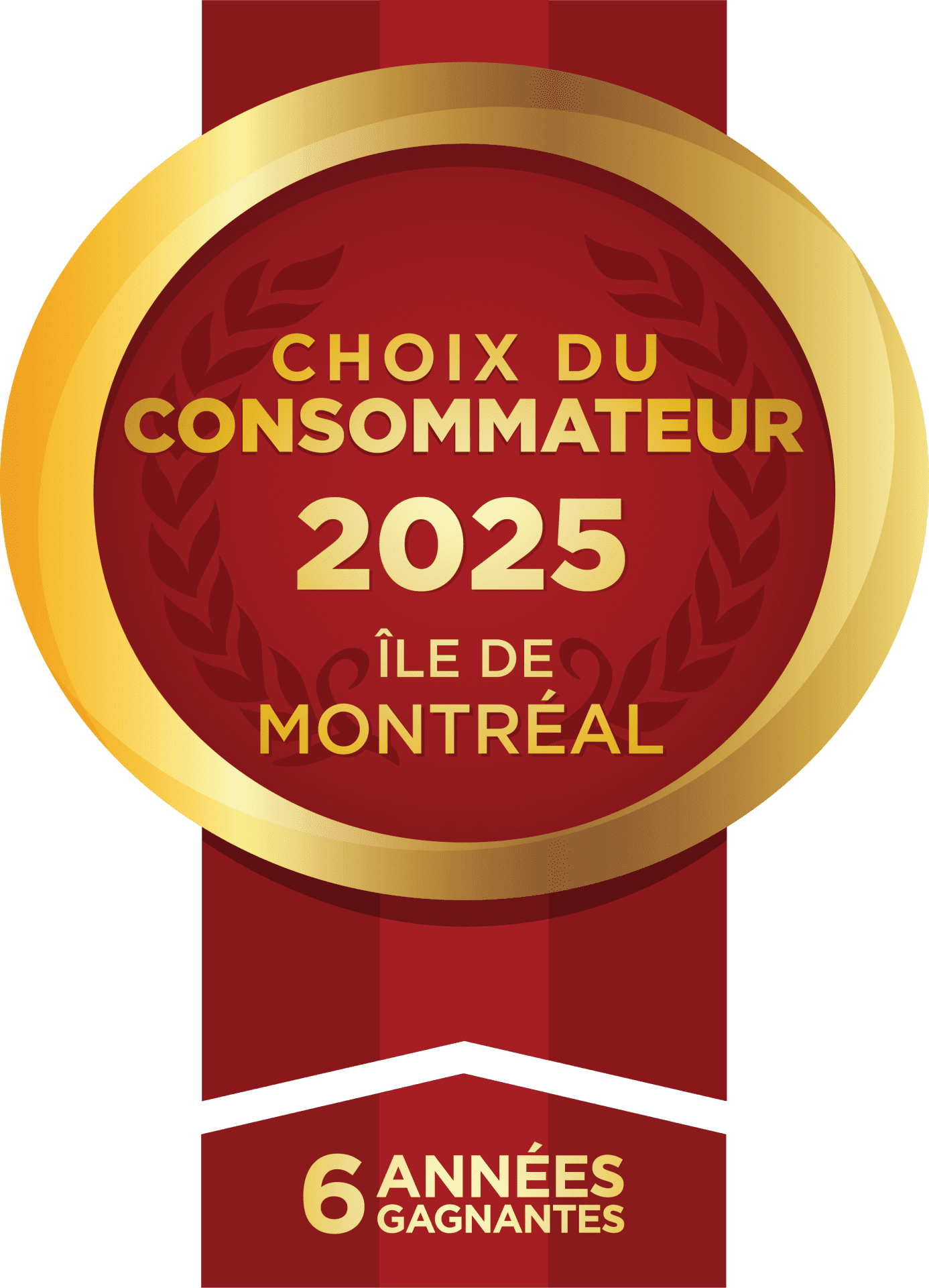 Choix du Consommateur à Montréal 5 années gagnantes